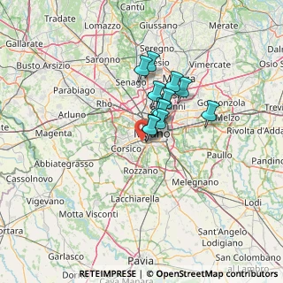 Mappa 20143 Milano MI, Italia (8.51667)