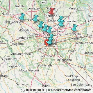 Mappa 20143 Milano MI, Italia (13.27833)