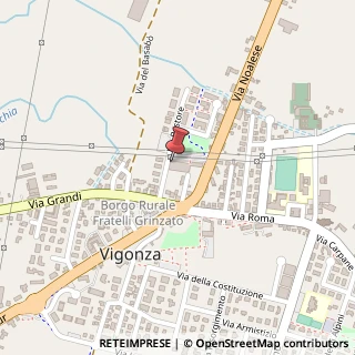 Mappa Via Pastore, 2, 35010 Vigonza, Padova (Veneto)