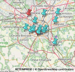 Mappa Via Francesco Borromini, 20136 Milano MI, Italia (4.83286)