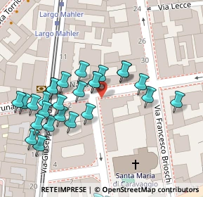 Mappa Via Francesco Borromini, 20136 Milano MI, Italia (0.06429)