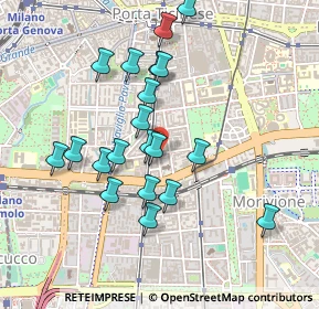 Mappa Via Francesco Borromini, 20136 Milano MI, Italia (0.4335)