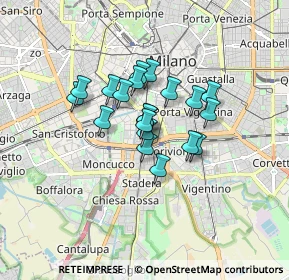 Mappa Via Francesco Borromini, 20136 Milano MI, Italia (1.13)