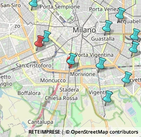 Mappa Via Francesco Borromini, 20136 Milano MI, Italia (2.7325)