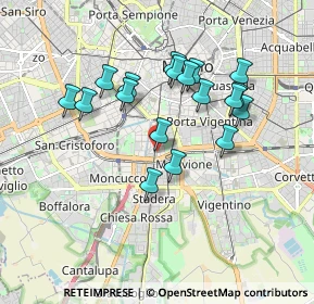 Mappa Via Francesco Borromini, 20136 Milano MI, Italia (1.61611)