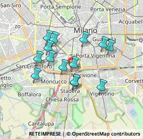 Mappa Via Francesco Borromini, 20136 Milano MI, Italia (1.48643)