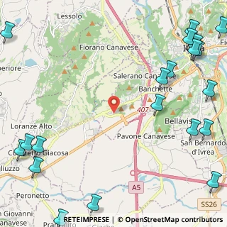 Mappa Via Ribes, 10010 Samone TO, Italia (3.6445)