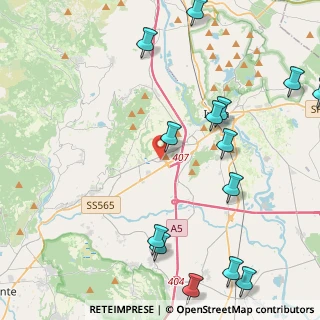 Mappa Via Ribes, 10010 Samone TO, Italia (5.62857)