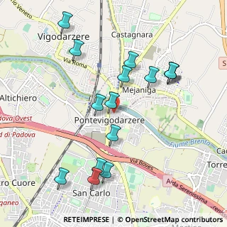 Mappa Via V. Tedeschi, 35133 Padova PD, Italia (1.04667)