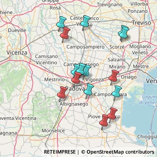 Mappa Via V. Tedeschi, 35133 Padova PD, Italia (14.848)
