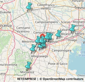 Mappa Via V. Tedeschi, 35133 Padova PD, Italia (11.15455)