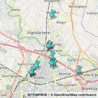 Mappa Via V. Tedeschi, 35133 Padova PD, Italia (1.99091)