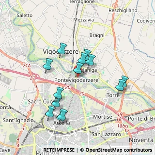 Mappa Via V. Tedeschi, 35133 Padova PD, Italia (1.76846)