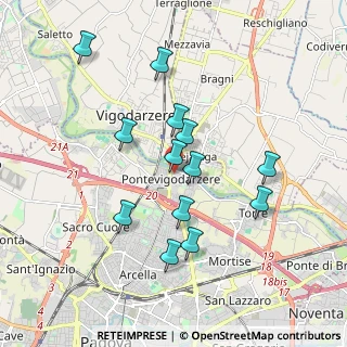 Mappa Via V. Tedeschi, 35133 Padova PD, Italia (1.68923)