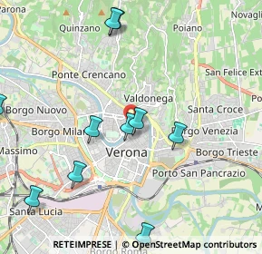 Mappa Vicolo Cadrega, 37121 Verona VR, Italia (2.55727)