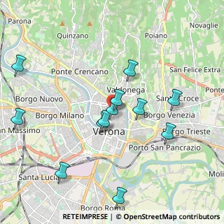 Mappa Via Cadrega, 37121 Verona VR, Italia (2.0125)