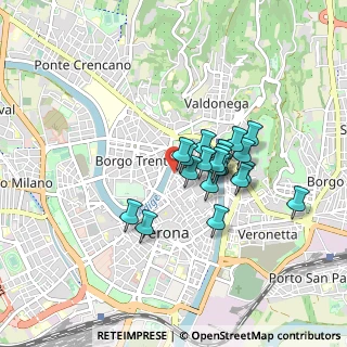 Mappa Via Cadrega, 37121 Verona VR, Italia (0.6315)