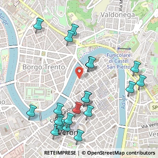 Mappa Via Cadrega, 37121 Verona VR, Italia (0.6315)