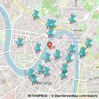Mappa Via Cadrega, 37121 Verona VR, Italia (0.569)