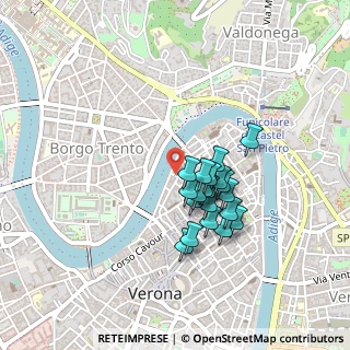 Mappa Via Cadrega, 37121 Verona VR, Italia (0.334)