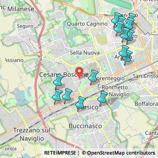 Mappa Via G.B. Tiepolo, 20090 Cesano Boscone MI, Italia (2.516)
