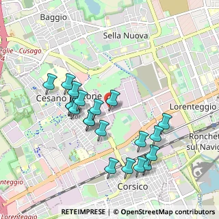 Mappa Via Tiziano Vecellio, 20090 Cesano Boscone MI, Italia (0.9325)