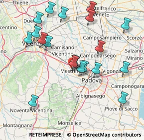 Mappa Via degli Alpini, 35035 Mestrino PD, Italia (16.77947)