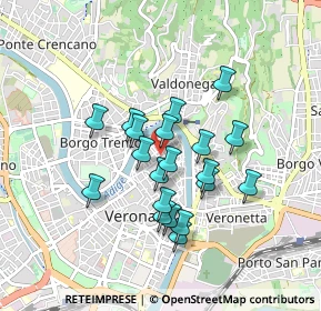 Mappa Via Augusto Verità, 37121 Verona VR, Italia (0.704)