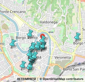 Mappa Via Augusto Verità, 37121 Verona VR, Italia (0.9655)
