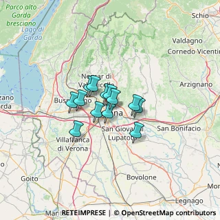 Mappa Via Augusto Verità, 37121 Verona VR, Italia (7.51615)