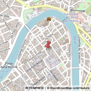 Mappa Via Rosa, 8/b, 37121 Verona, Verona (Veneto)
