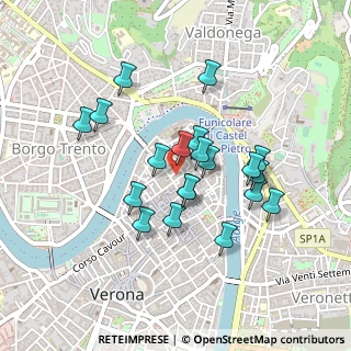Mappa Via Augusto Verità, 37121 Verona VR, Italia (0.384)
