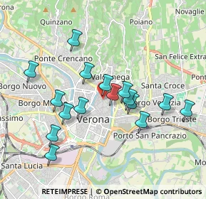 Mappa Via Augusto Verità, 37121 Verona VR, Italia (1.71938)