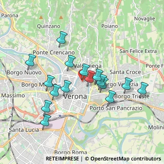 Mappa Via Augusto Verità, 37121 Verona VR, Italia (1.71938)