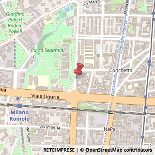 Mappa Via Giovanni Segantini, 71, 20143 Milano, Milano (Lombardia)