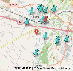 Mappa Via Gardezzana, 25017 Lonato del Garda BS, Italia (2.06929)