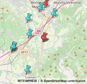 Mappa Meledo, 36040 Sarego VI, Italia (4.35545)