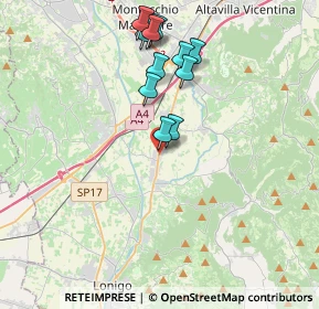 Mappa Meledo, 36040 Sarego VI, Italia (3.49909)