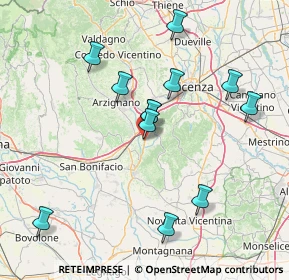 Mappa Meledo, 36040 Sarego VI, Italia (14.96917)
