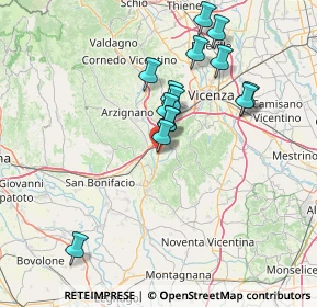 Mappa Meledo, 36040 Sarego VI, Italia (13.07857)