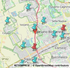 Mappa A50 Tangenziale Ovest di Milano, 20152 Milano MI, Italia (2.46364)