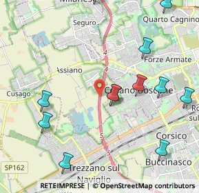 Mappa A50 Tangenziale Ovest di Milano, 20152 Milano MI, Italia (2.48333)