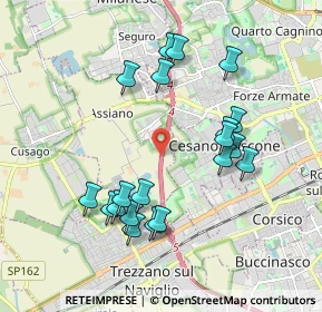 Mappa A50 Tangenziale Ovest di Milano, 20152 Milano MI, Italia (1.8965)