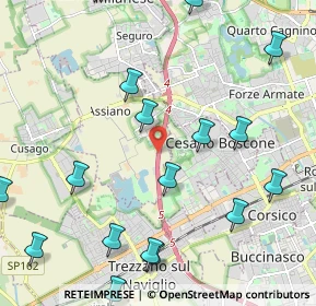 Mappa A50 Tangenziale Ovest di Milano, 20152 Milano MI, Italia (2.72059)