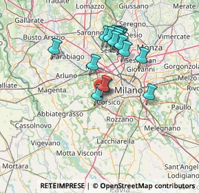 Mappa A50 Tangenziale Ovest di Milano, 20152 Milano MI, Italia (12.44222)