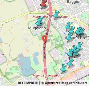 Mappa A50 Tangenziale Ovest di Milano, 20152 Milano MI, Italia (1.301)