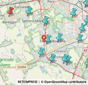 Mappa A50 Tangenziale Ovest di Milano, 20152 Milano MI, Italia (6.2675)