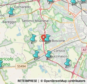 Mappa A50 Tangenziale Ovest di Milano, 20152 Milano MI, Italia (6.3825)