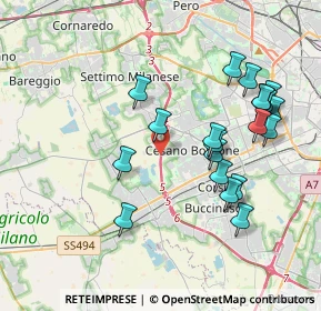 Mappa A50 Tangenziale Ovest di Milano, 20152 Milano MI, Italia (3.9395)