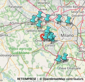 Mappa A50 Tangenziale Ovest di Milano, 20152 Milano MI, Italia (6.23643)